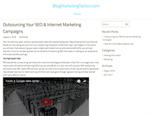 Tablet Screenshot of blogmarketingtactics.com